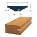 Bosch 85627M 1-5/8-Inch Diameter 51/64-Inch Cut Carbide Tipped Ogee Stile & Rail Router Bit 1/2-Inch Shank