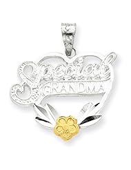 Sterling Silver Special Grandma Charm