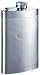 Simran 8-0203M-10 Ajmer 8 oz. Matte Stainless Steel Flask