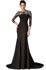 Tulle Sheer 2014 Full Length Prom Dress 