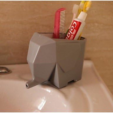 Candy Color Elephant Shaped Toothbrush Holder(Random Color)