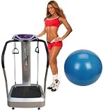 from GYM MASTER UPGRADED 1750W SILENT DRIVE MOTOR 2012 EDITION NOW WITH FULL 2 YEAR UK WARRANTY - THE MOST POWERFUL Crazy Fit vibration plate NEW MODEL MASSIVE 99 speed - SEMI COMMERCIAL USE 150kg USER WEIGHT