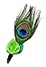 Lillian Rose Peacock Feather Boutonniere, 5-Inch by 3-Inch