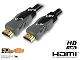 Ex-Pro Premium 5m Gold HDMI to HDMI Lead Cable. HD Support. DVD Player, Sky, Virgin, PS3