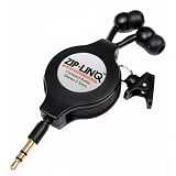 Cables Unlimited ZIP-AUDIO-CD2 ZipLinq Retractable Stereo Earphones