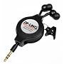 Cables Unlimited ZIP-AUDIO-CD2 ZipLinq Retractable Stereo Earphones