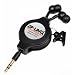 Cables Unlimited ZIP-AUDIO-CD2 ZipLinq Retractable Stereo Earphones