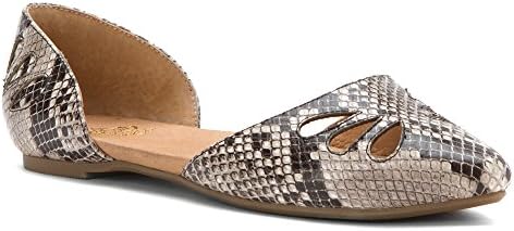 Crowne Comforteur Women's Fancy Natural Faux Snake 6 M