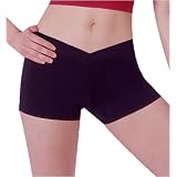 Adult 'V' Front Bike Short - N8248 at Natalie Dancewear