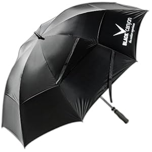 Black Canyon BC3956 - Paraguas de golf (150 x 110 cm), color negro