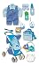EK Success SPJBLG048 Jolee's Boutique Le Grande Baby Boy Dimensional Stickers