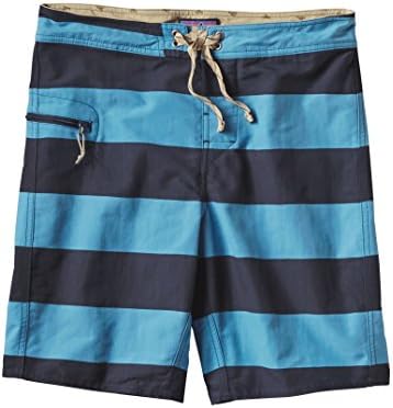 Patagonia Printed Wavefarer 19" Boardshorts Alisal Stripe:Catalyst Blue Mens Mens 32
