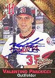 Valentino Pascucci, Harrisburg Senators - Expos Affiliate Autographed Card