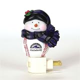Colorado Rockies MLB Home Run Snowman Night Light (5)