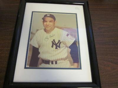 Yogi Berra New York Yankees Autograph Framed Photo JSA - Framed MLB Photos, Plaques, and Collages
