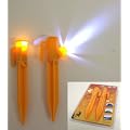 2 PC LED LIGHT TENT PEGS CAMPIN HIKING
