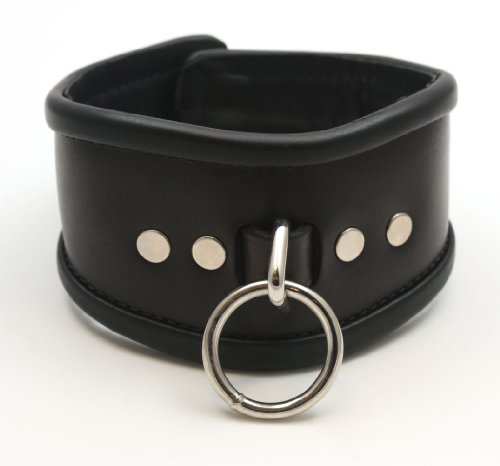 Mr-S-Leather Simple Leather Posture Collar - Women's