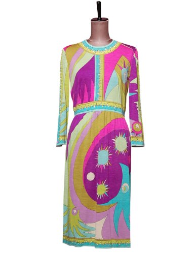 エミリオプッチ(EMILIO PUCCI)ヴィンテージ VINTAGE エミリオプッチドレスワンピース