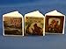 Porcelain China Collectable - Miniature Book Thimbles Set of Three - Adventure Classics