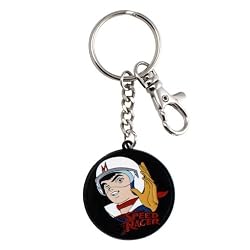 Speed Racer Round Keychain