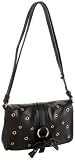 Coccinelle Mary Grommets Medium Flap Shoulder Bag