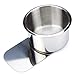 Brybelly Lot of 10 Slide Under Stainless Steel Cup Holders (Jumbo)