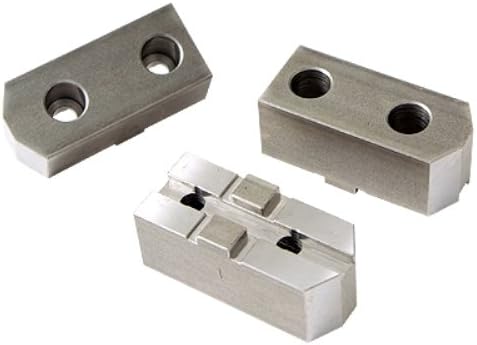 TAIKI 3900-4756 6" Tongue and Groove Steel Soft Jaw, 3 Piece Set