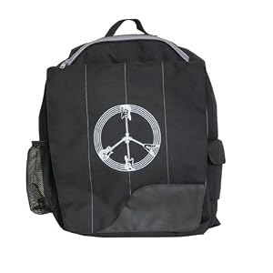 Diaper Dude Little Dude Backpack, Black Guitar Peace by Diaper Dude