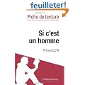 Si c'est un homme de Primo Levi (Fiche de lecture)