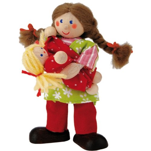 Imagen principal de Käthe Kruse 65563 - Muñeca flexible con muñeca en brazos