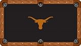 University of Texas Pool Table Felt - Professional 7ft - Longhorn Logo Black
