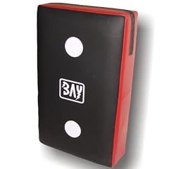 BAY� LEDER PU "3 pointer" Schlagpolster, Schlagkissen, 75 cm, schwarz/rot