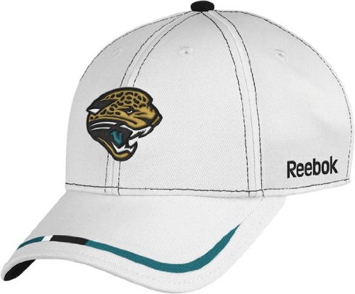 Jacksonville Jaguars Reebok 2011 Sideline White Structured Adjustable Hat