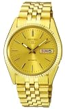 Seiko Men's SNXJ94 Seiko 5 Automatic Gold-Tone Stainless-Steel Bracelet Watch