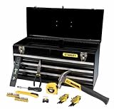 Stanley 44 Piece Tool Set & Metal Tool Box (94-843SBK)