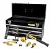 Tools & Hardware : Stanley 44 Piece Tool Set & Metal Tool Box (94-843SBK)