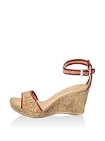 Dolceamore Sandalias de cuña (Rojo)