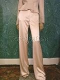 Armani - $735 New ARMANI COLLEZIONI Pink Silk Satin Tux Pants 10 46