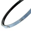 Thin Blue Hairband With Small Crystal Doggies