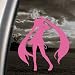 Vocaloid Hatsune Miku Pink Decal Cosplay Wig Car Pink Sticker