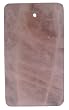 Rose Quartz Rectangle Pendant 1.5mm Hole 25x50mm - Package of 3