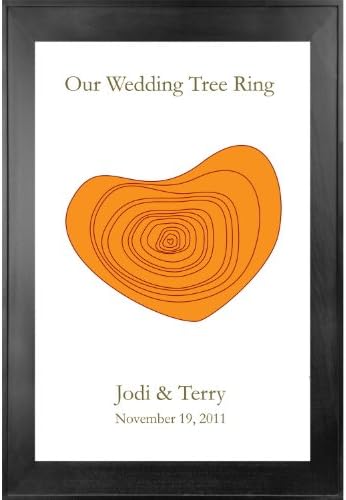Thumbprint Guest Book Wedding Tree # 8 24x36 for 150-200+ guests