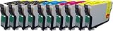 10 Druckerpatronen für Epson T0711 T0712 T0713 T0714 passend für Epson Stylus D - Serie : D 120 ; D 78 ; D 92 ; Epson Stylus DX - Serie : DX 4000 ; DX 4050 ; DX 4400 ; DX 4450 ; DX 5000 ; DX 5050 ; DX 5500 ; DX 6000 ; DX 6050 ; DX 7000 F ; DX 7400 ; DX 7450 ; DX 8400 ; DX 8450 ; DX 9200 ; DX 9400 F ; Epson Stylus Office - Serie : B 40 W ; BX 300 F ; BX 310 FN ; BX 510 ; BX 600 FW ; BX 610 FW ; Epson Stylus S - Serie : S 20 ; S 21 ; Epson Stylus SX - Serie : SX 100 ; SX 105 ; SX 110 ; SX 115 ; SX