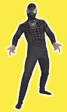 Spider-Man (Spiderman) Black-Suited Adult Halloween Costume Size 42-46 (B46)