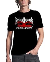 WWE Brock Lesnar Fear The Fury Mens Black T-shirt
