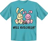 Fun-T-Shirts " Will Kuscheln !!! " Gr��en S - XXL - 