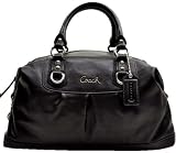 Coach Leather Large Ashley Sabrina Duffle Satchel Bag Purse Tote 15447 Black