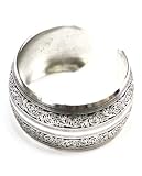 Handmade Silver-plated Cuff Bracelet, 