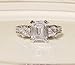 Fashion Plaza Women's Crystal Engagement Wedding Spark Ring R023