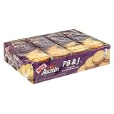 Austin PB&J Toasty Crackers, 11.04-Ounce, 8-Count Packages (Pack of 12)